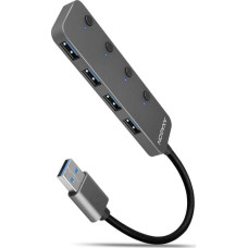 Axagon HUB USB Axagon AXAGON HUE-MSA Superspeed USB-A Switch Hub, 4x USB 3.0, aktiv - 20cm, schwarz