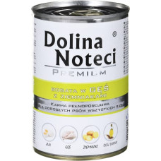 Dolina Noteci Premium Rich in goose and potatoes - wet dog food - 400 g