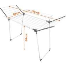 Promis MILANO clothes dryer, extendable, additional 4 wings