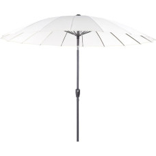 Beliani Lumarko Parasol ogrodowy ⌀ 255 cm beżowy BAIA!