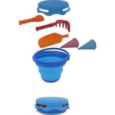 Schildkrot SFS 7in1 Sand Toys folding bucket blue