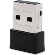 Qoltec Karta sieciowa Qoltec Ultraszybki bezprzewodowy mini adapter USB Wi-Fi | standard AC | 650Mbps