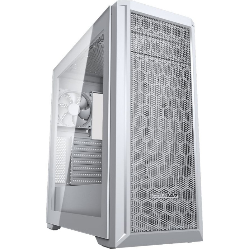 Canyon Obudowa Canyon COUGAR | MX330-G Pro White | PC Case | Mid Tower / Mesh Front Panel / 1 x 120mm Fan / TG Left Panel