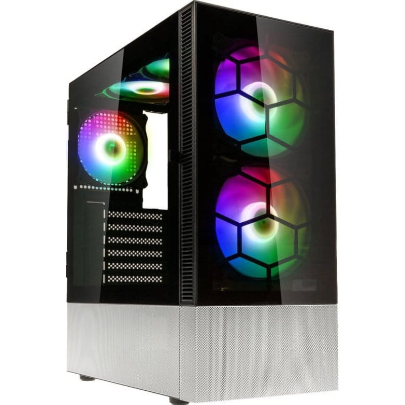 Kolink Obudowa Kolink Kolink Observatory MX Glass ARGB Midi Tower Case - black/white