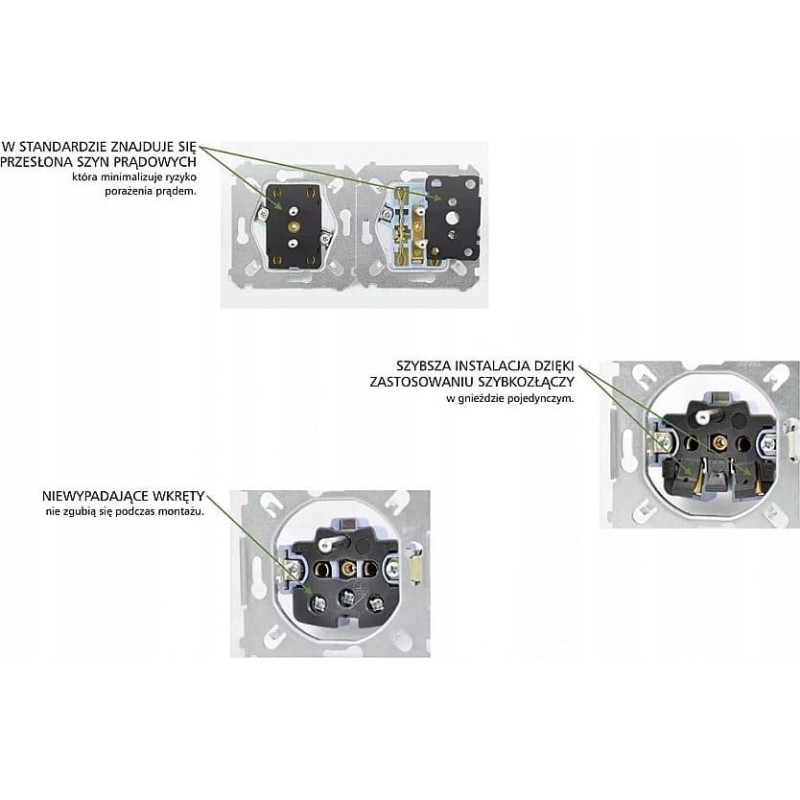 Kontakt-Simon Simon 54 Regulator temp. z czujn. zewn. (moduł) 16(2) A 230V w kompl. czujnik zewn. (sonda) na wkręty czarny mat DRT10Z.02/49