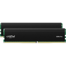 Crucial DIMM 64 GB DDR4-3200 (2x 32 GB) Dual-Kit (schwarz, CP2K32G4DFRA32A, PRO, INTEL XMP)