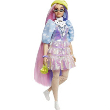 Barbie Lalka Barbie Barbie Extra Moda - Spódniczka holograficzna (GRN27/GVR05)