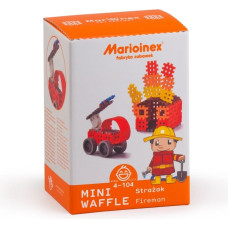 Marioinex Klocki Wafle mini - Strażak średni 150 (902523)