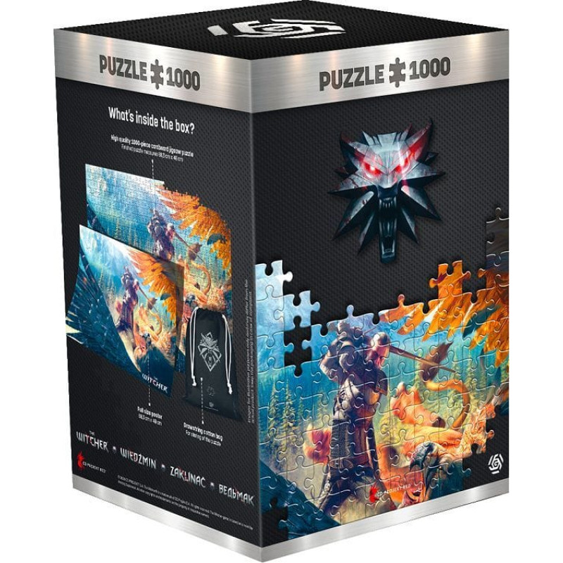 Good Loot Puzzle 1000 elementów The Witcher (Wiedźmin): Griffin Fight