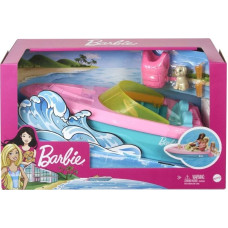 Barbie Lalka Barbie z motorówką (GRG29)