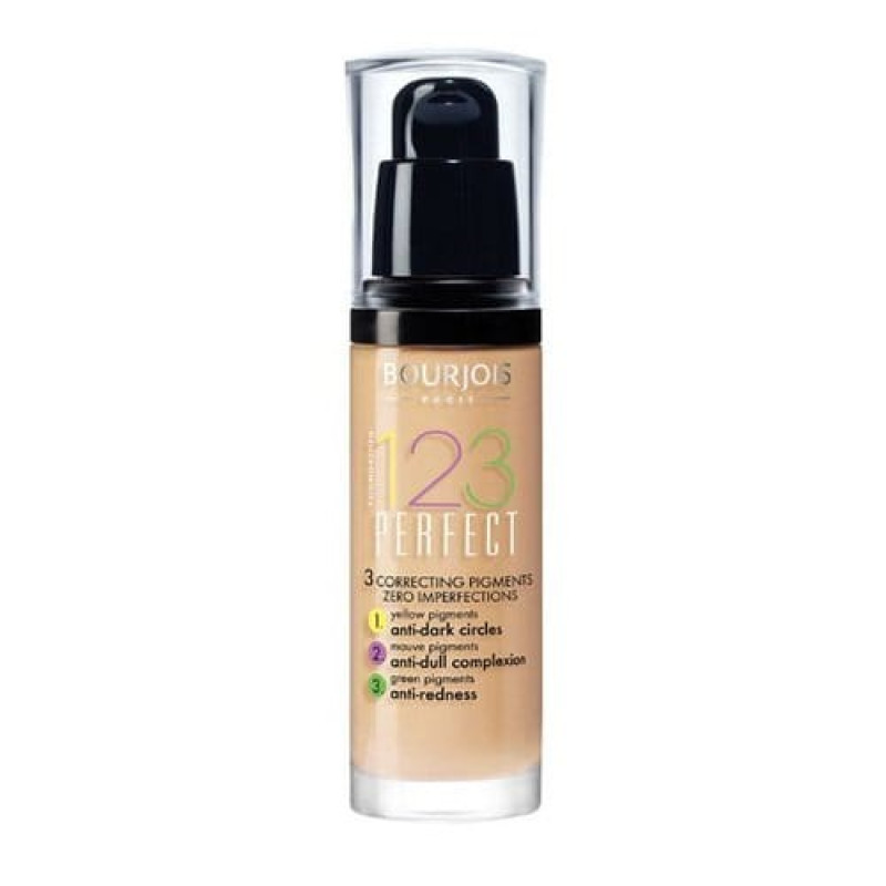 Bourjois Paris 123 Perfect Foundation 16 Hour 52 Vanille 30ml