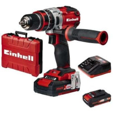 Einhell Professional Akku-Schlagbohrschrauber TE-CD 18 Li i BL, 18Volt (rot/schwarz, 2x Li-Ion Akku 2,0Ah, Koffer)