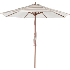 Beliani Parasol ogrodowy 260 cm beżowo-biały FERENTILLO (140309)