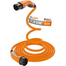 Lapp Kabel do ładowania samochodów LAPP HELIX® kabel do ładowania Typu 2, do 7,4 kW, 5 m, Pomarańczowy - Wersja kolorystyczna