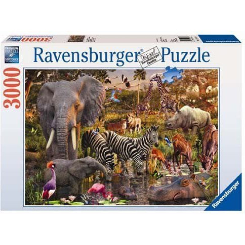 Ravensburger 3000 Afrykańskie zwierzęta - 170371