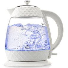 ETA Crystal Kettle ETA315490010 Electric, 2200 W, 1.7 L, Glass, 360 rotational base, Glass/White