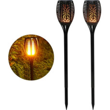 Saska Garden Lampa Ogrodowa Solarna Pochodnia Efekt Płomienia wys. 79cm, 33LED