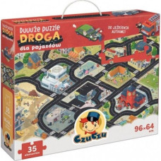 Bright Junior Media Duuuże puzzle z dziurką Droga dla pojazdów