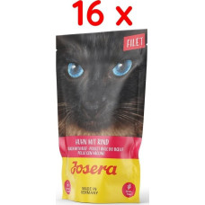 Josera Karma Filet kurczak z wołowiną 16x70g