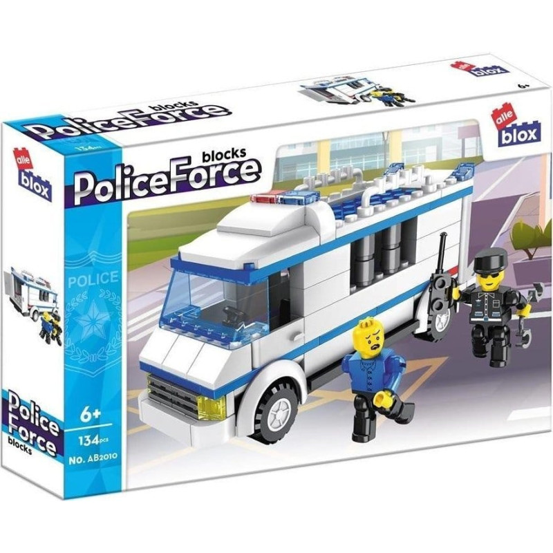 Alleblox KLOCKI KONSTR ALLEBLOX POLICJA 134EL 29X19X5 72