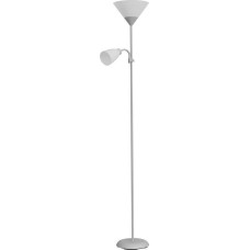 Orno Lampa stojąca podłogowa URLAR, 175 cm, max 25W E27, max 25W E14, szara