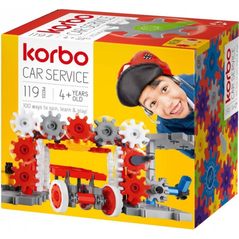 Korbo Klocki Car service 119 elementów