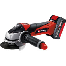 Einhell Akku-Winkelschleifer TC-AG 18/115 Li Kit, 18Volt (rot/schwarz, Li-Ion-Akku 4,0Ah)