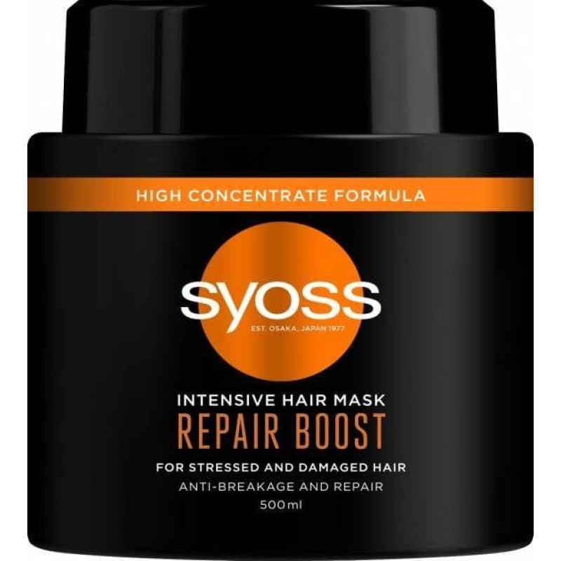 Syoss Syoss Intensive Hair Mask Repair Boost intensywnie regenerująca maska do włosów suchych i zniszczonych 500ml