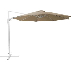 Beliani Parasol ogrodowy Savona beżowo-biały 300 cm