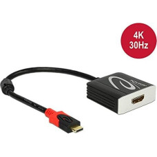 Delock Adapter USB Delock USB-C - HDMI Czarny  (62999)