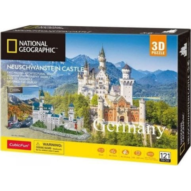 Noname PUZZLE 3D NATIONAL GEOGRAPHIC ZAMEK NEUSCHWANSTEIN - DS0990H