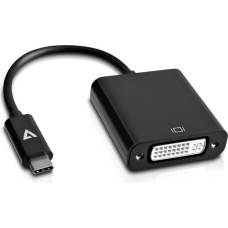 V7 Adapter USB V7 USB-C - DVI Czarny  (V7UCDVI-BLK-1E)