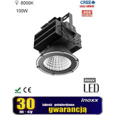 Nvox Lampa przemysłowa led zimna high bay 100w 6000-6500k 9000lm