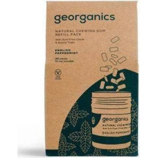 Georganics Naturalna guma do żucia, English Peppermint, 180 gum