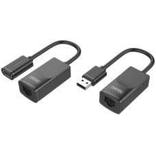 Unitek Adapter USB Unitek Y-UE01001 USB - RJ45 Czarny  (Y-UE01001)