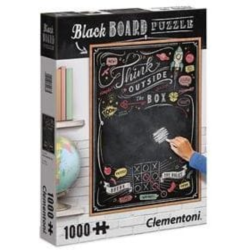 Clementoni Puzzle 1000 elementów Tablica Think Outside The Box (39468)