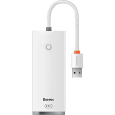 Baseus Hub 4w1 Baseus Lite Series USB do 4x USB 3.0 25cm (biały)