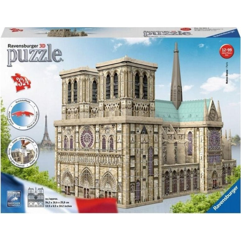 Ravensburger Puzzle 3D Katedra Notre Dame