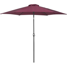 Beliani Parasol ogrodowy 270 cm burgundowy VARESE (85657)