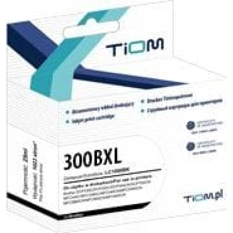 Tiom Tusz Tiom Tusz Tiom do HP 300XL | DJ D1600/D2500/D5560/F2400 black