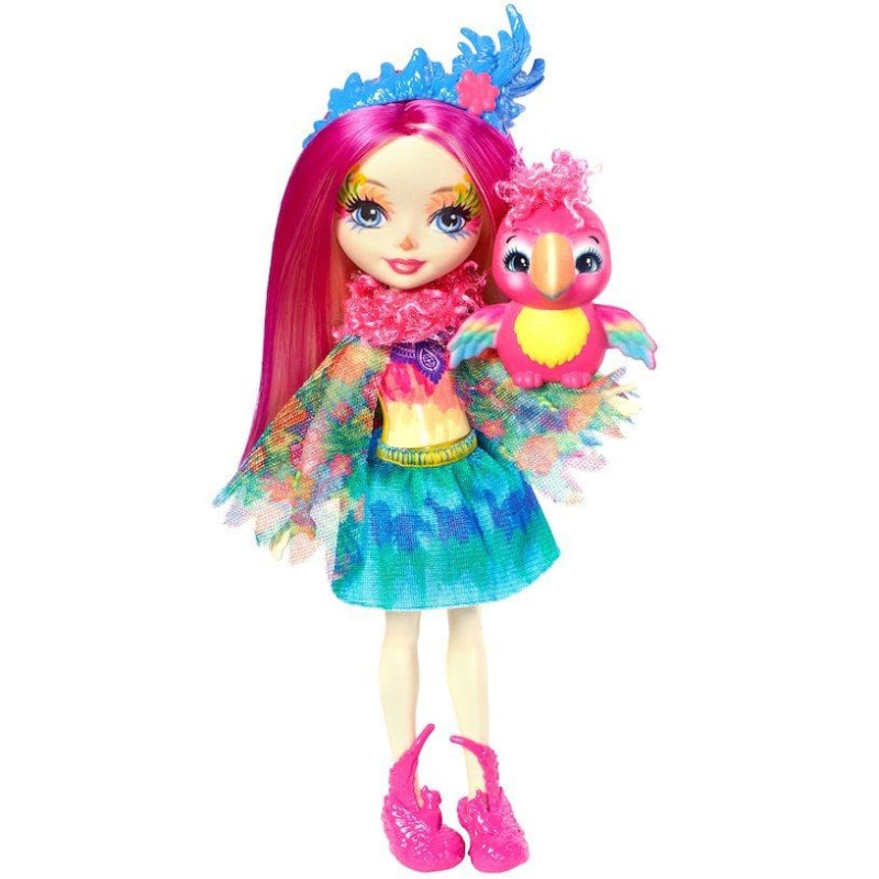 Mattel ENCHANTIMALS Peeki Parrot & Sheeny papuga (FNH22/FJJ21)