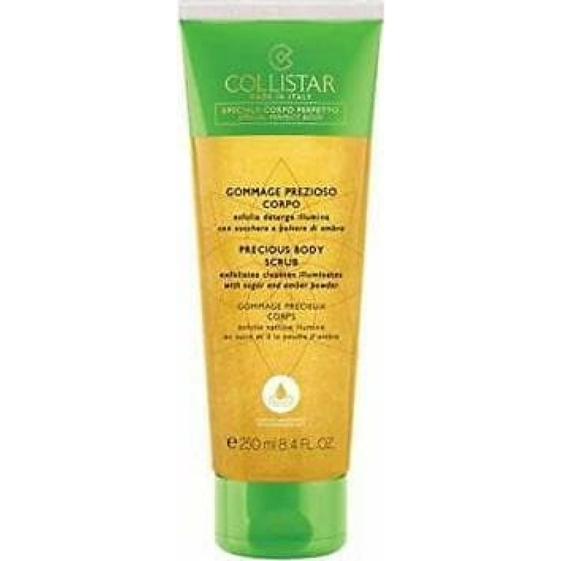 Collistar COLLISTAR PRECIOUS BODY SCRUB EXFOLIATES CLEANSER ILLUMINATES WITH SUGAR AND AMBER POWDER 250ML