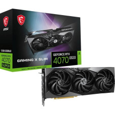 MSI Karta graficzna MSI GeForce RTX 4070 SUPER Gaming X Slim 12GB GDDR6X