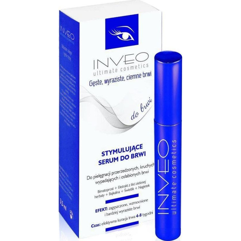 Inveo INVEO_Stymulujące serum do brwi odbudowująco-odżywcze 3,5ml