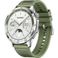 Huawei Smartwatch Huawei Huawei GT 4 Smart watch 4 GPS (satellite) 46 mm AMOLED 46mm Waterproof Green Woven one size