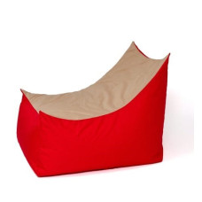 Go Gift Tron red-beige Sako bag pouffe XXL 140 x 90 cm