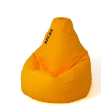 Go Gift Sako bag pouffe Pear yellow L 105 x 80 cm