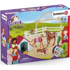 Schleich Figurka Schleich Horse Club - Konie - Goście Hannah z suczką Ruby