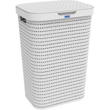 Rotho Country laundry basket 55 L Rectangular Plastic White