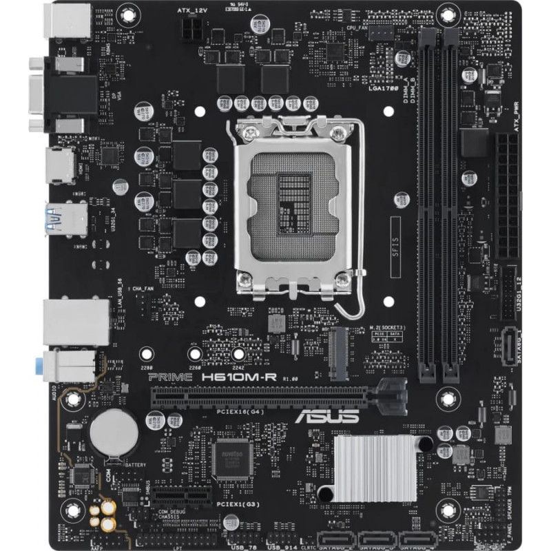 Asus Płyta główna Asus MB ASUS PRIME H610M-R-SI (Intel,1700,DDR5,mATX)